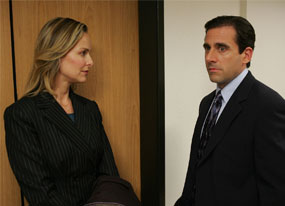 The Office: Steve Carell, Melora Hardin The Office: Steve Carell, Melora Hardin